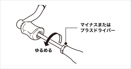 夢屋ハンドルノブ交換方法, 夢屋ハンドルノブ【タイプA】交換方法, シマノカスタマーセンター